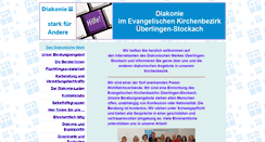 Desktop Screenshot of diakonie-ueberlingen.de